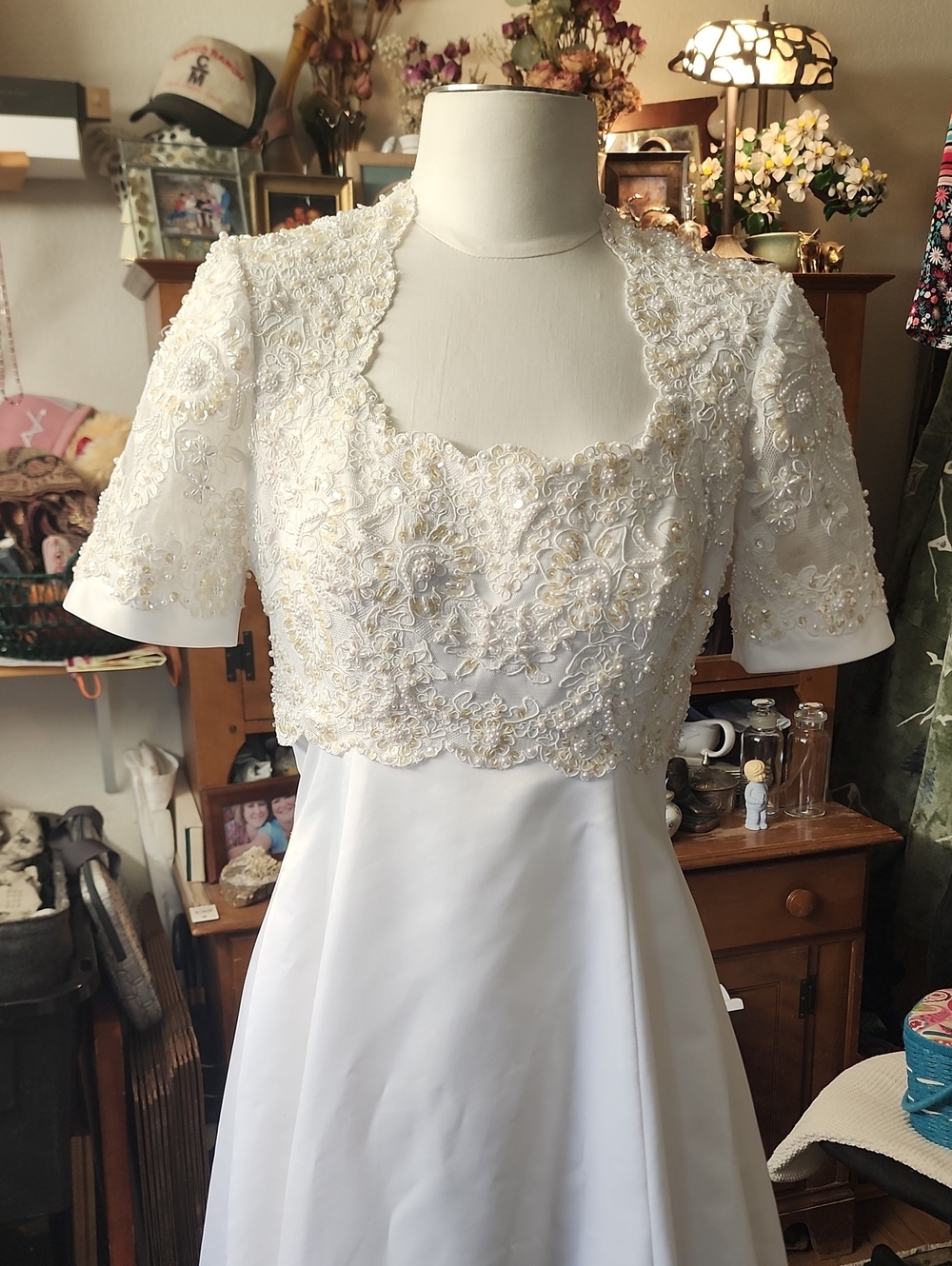 Vintage Wedding Dress/gown Alfred Angelo
